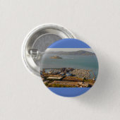 San Francisco Pier 39 #10 Pinback Button (Voorkant /achterkant)