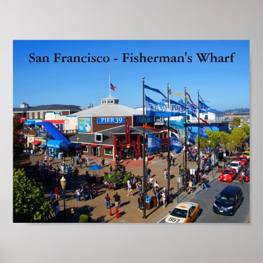 San Francisco Pier 39 #12-2 Poster (Voorkant)