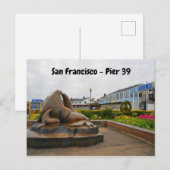 San Francisco Pier 39 #13 Briefkaart (Voorkant / Achterkant)