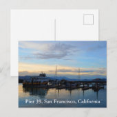 San Francisco Pier 39 #1 Briefkaart (Voorkant / Achterkant)