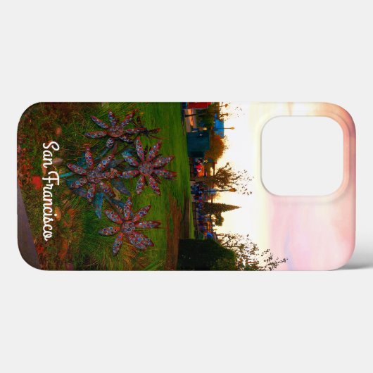 San Francisco Pier 39 #5 iPhone 13 Pro Coque (Verso (horizontal))