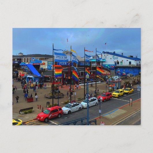 San Francisco Pier 39 Pride #1 Briefkaart (Voorkant)