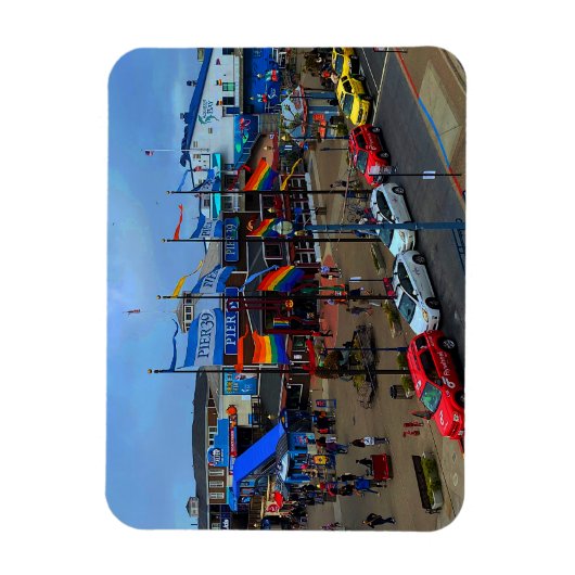 San Francisco Pier 39 Pride #1 Magnet (Vertical)
