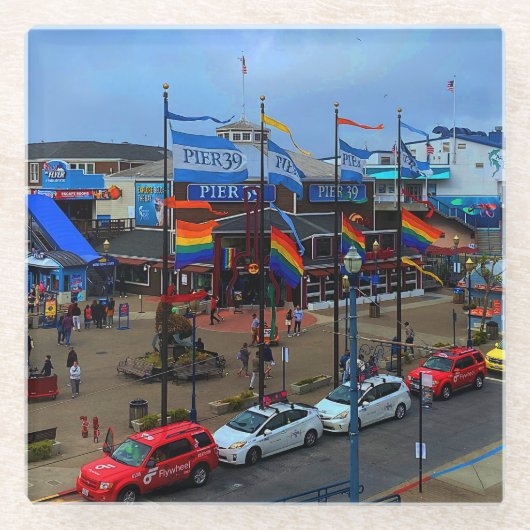 San Francisco Pier 39 Pride #1 Onderzetter (Voorkant)