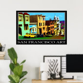 San Francisco Pop Art 69 - Poster d'art photo (Bureau à domicile)