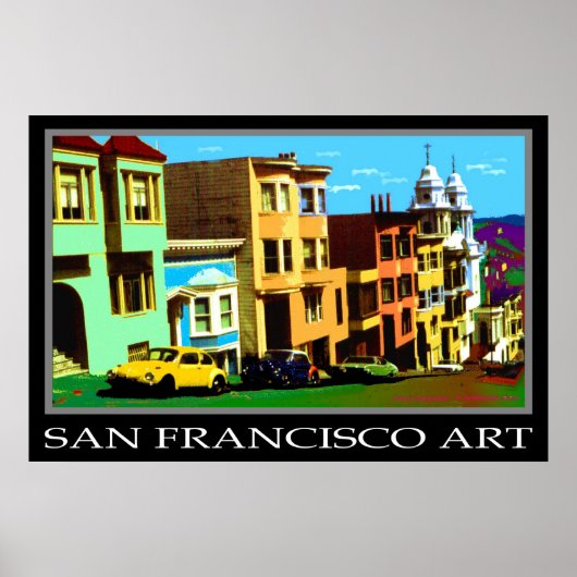 San Francisco Pop Art 69 - Poster d'art photo (Devant)