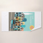 San Francisco Pretty Art (Serviette de bain)