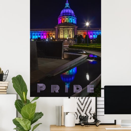 San Francisco Pride Poster (Thuiskantoor)