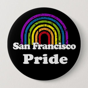 SAN FRANCISCO PRIDE RONDE BUTTON 4,0 CM