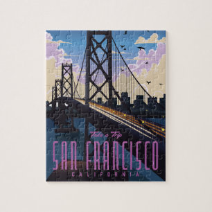 San Francisco Reisposter Legpuzzel