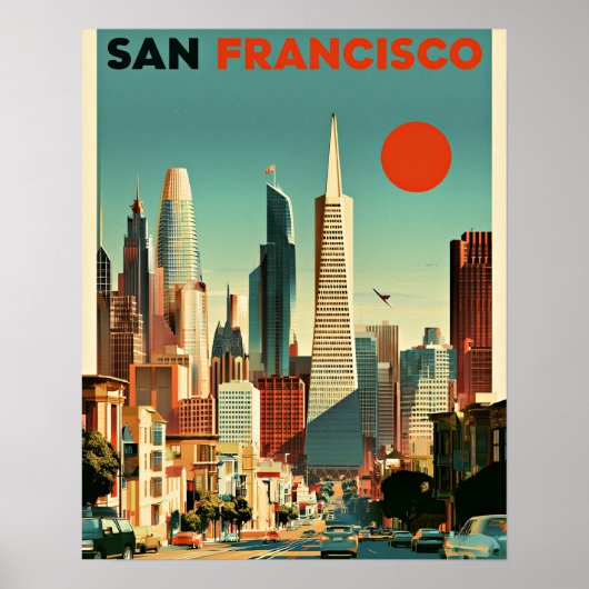 San Francisco Reisposter Poster (Voorkant)