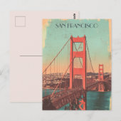 San Francisco Reizen Briefkaart (Voorkant / Achterkant)