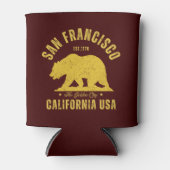 San Francisco Retro California Souvenir Blikjeskoeler (Voorkant)