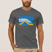 San Francisco Rolling Fog Flag T-shirt (Voorkant)