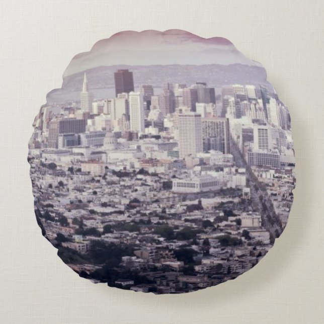 San Francisco Rond Kussen (Voorkant)