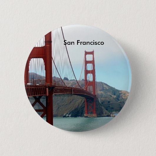 San Francisco Ronde Button 5,7 Cm (Voorkant)