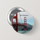 San Francisco Ronde Button 5,7 Cm (Voorkant /achterkant)