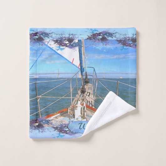 San Francisco Sailing 0869 (Gant de toilette)