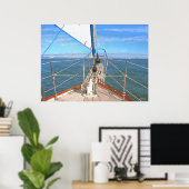 San Francisco Sailing 0869 Art Print (Thuiskantoor)