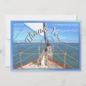 San Francisco Sailing Dank je wel 0869 Bedankkaart (Voorkant)