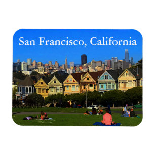 San Francisco schilderde dames #1 Magnet Magneet