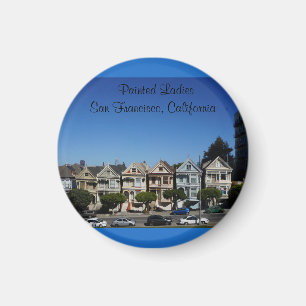 San Francisco schilderde dames #3 Magnet Magneet