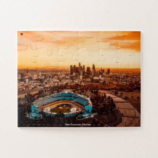 San Francisco Silhouet Legpuzzel (Horizontaal)