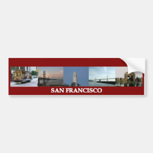San Francisco Sites Bumpersticker
