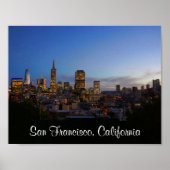 San Francisco Skyline #3 Poster (Devant)