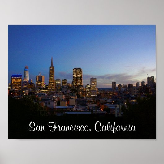 San Francisco Skyline #3 Poster (Devant)
