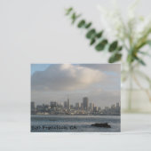 San Francisco Skyline Briefkaart (Staand voorkant)