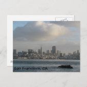 San Francisco Skyline Briefkaart (Voorkant / Achterkant)