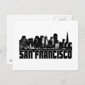 San Francisco Skyline Briefkaart (Voorkant / Achterkant)