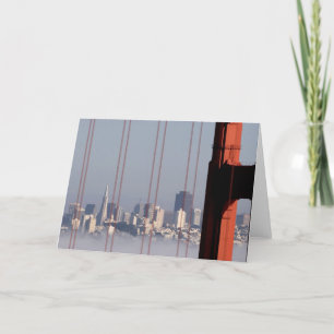 San Francisco Skyline from Golden Gate Bridge. Kaart