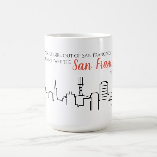 San Francisco Skyline Girl Quote Mok (Center)