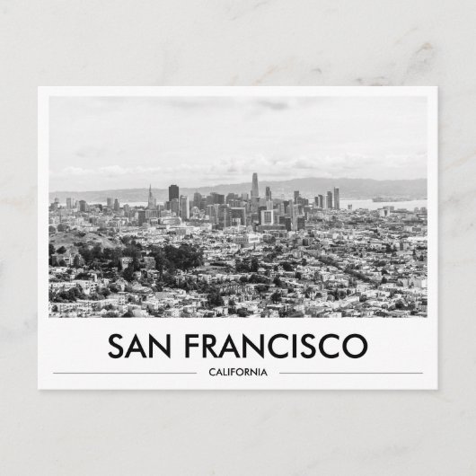 San Francisco Skyline Going Away Gift Briefkaart (Voorkant)