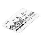 San Francisco Skyline Magneet (Linkerzijde)