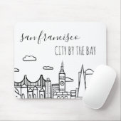 San Francisco Skyline Muismat (Met muis)