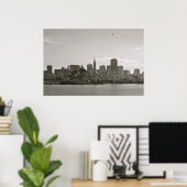 San Francisco Skyline Poster (Thuiskantoor)