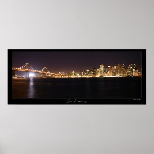 San Francisco Skyline Poster (Voorkant)