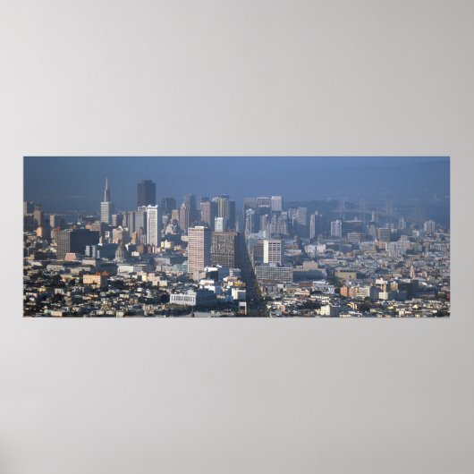 San Francisco Skyline Poster (Voorkant)