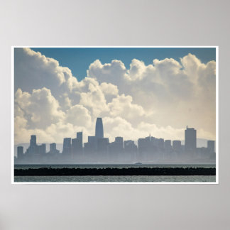 San Francisco Skyline Print | Wolkenlucht Kunst