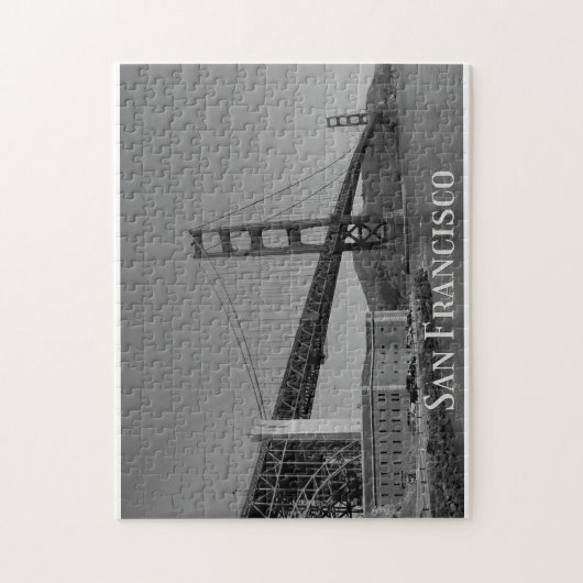San Francisco Skyline | SF Gloden Gate Bridge Legpuzzel (Verticaal)
