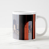 San Francisco Skyline van Golden Gate Bridge. Jumbo Beker (Rechts)