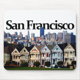 San Francisco Skyline w/ San Francisco in de Sky Muismat
