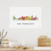 SAN FRANCISCO SKYLINE - WB1 - POSTER (Cuisine)
