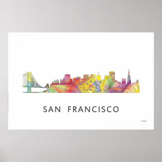 SAN FRANCISCO SKYLINE - WB1 - POSTER (Devant)