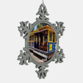 San Francisco Snowflake Tin Sneeuwvlok Ornament (Links)