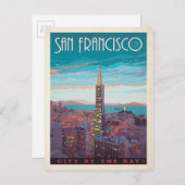San Francisco | Stad van de baai Briefkaart (Voorkant / Achterkant)
