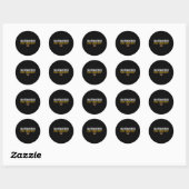 San Francisco State SFU Gators gestapeld Ronde Sticker (Vel)